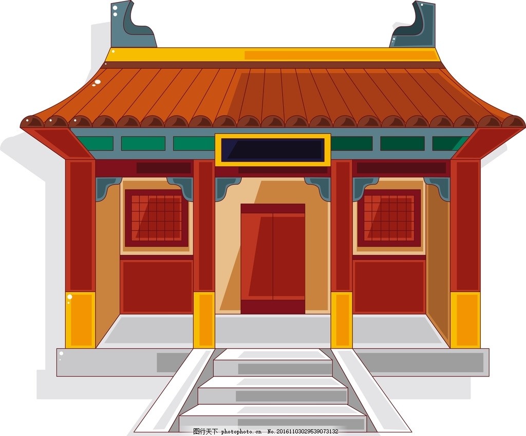 壁纸手绘古风建筑