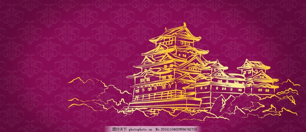 图库红色古建筑背景,奢华-图行天下素描摩托图纸v图库拖车图片
