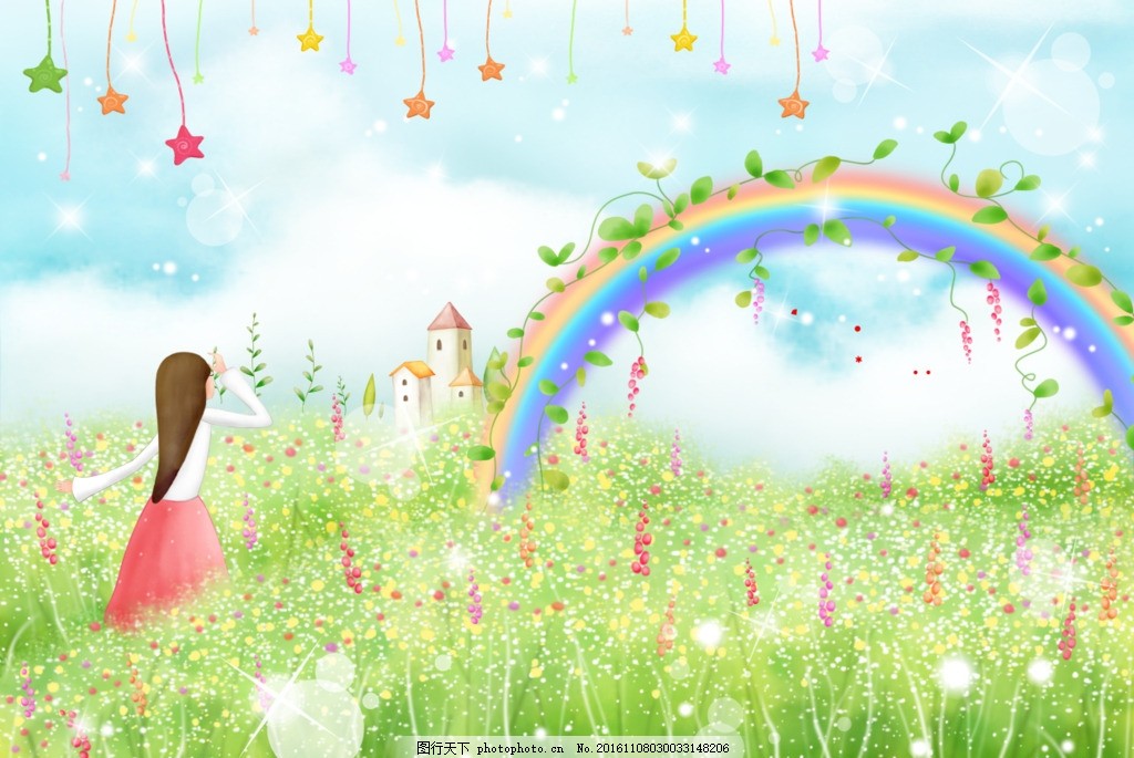 卡通插画 插画背景 风景 背景 花朵 小花 花丛 女孩 花环 梦幻 高清梦幻世界 3D电视背景 壁画 电视墙 背景墙 装饰画 卡通 儿童房间 热气球 飞屋环游记 简约 海鸥 简洁 中式 装修 唯美 淡雅 温馨 浪漫 时尚 墙纸 壁纸 墙贴 客厅 卧室 书房 宝宝 电视背景墙 玻璃电视 设计 广告设计 海报设计 300DPI PSD