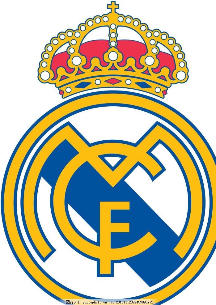 皇家马德里足球俱乐部徽标图片