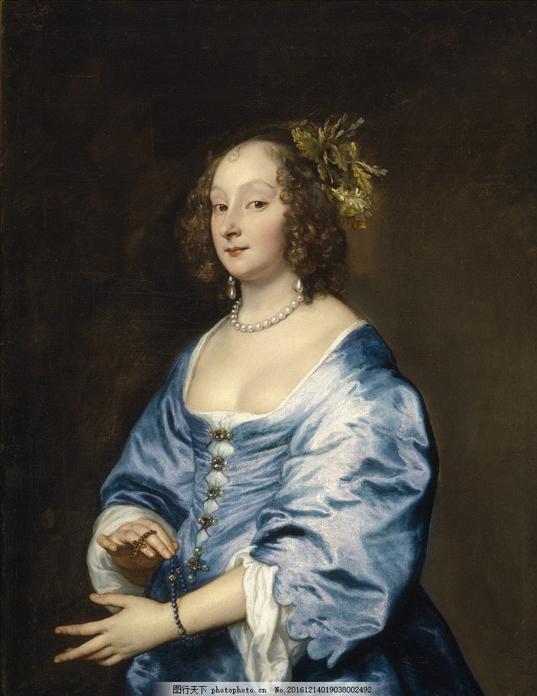 欧美经典复古人像油画