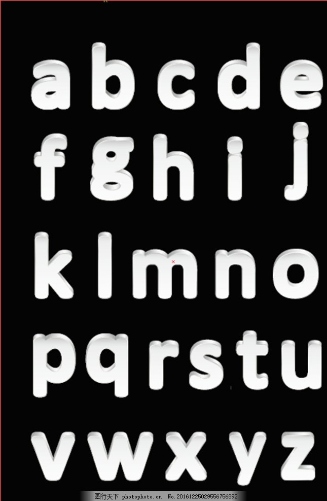 英文字母图片