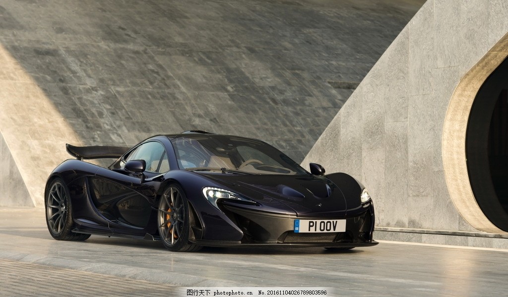 迈凯伦跑车,迈凯伦,跑车,汽车,豪车,Mclaren,p1,黑色,摄影,现代科技,交通工具,72DPI,JPG