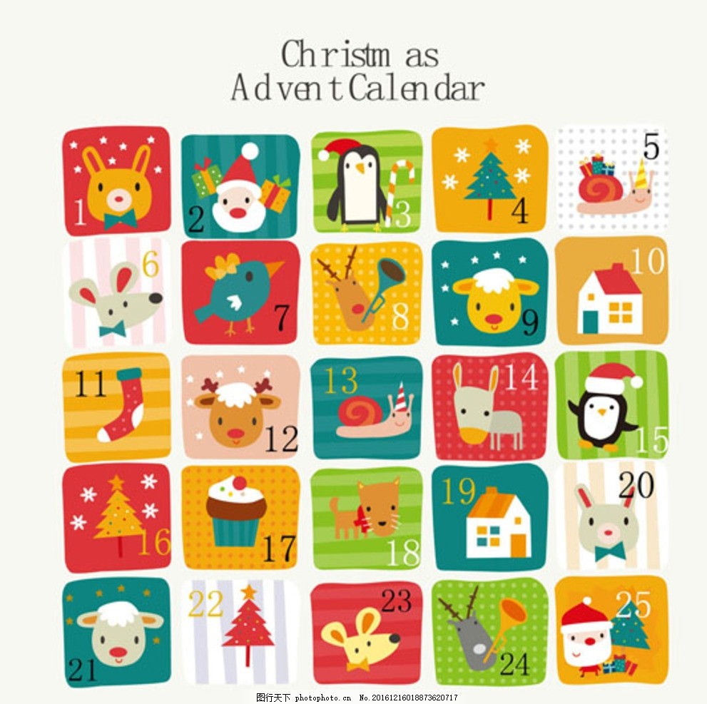 儿童圣诞节元素简笔画图片_民俗人文_生活方式-图行天下素材网